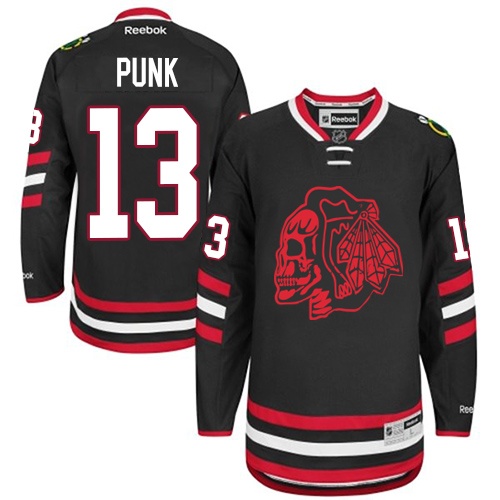 Authentic Reebok Youth CM Punk Black Jersey - #13 NHL ...