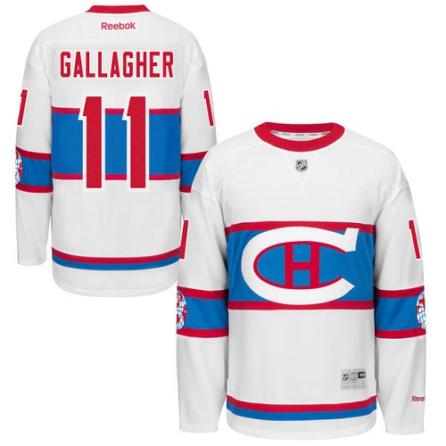 طريقة حلى بسكوت كوفي جوي Montreal Canadiens #11 Brendan Gallagher Reebok White 2016 Winter Classic Premier Jersey شماعة ملابس ساكو